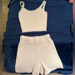 SKIMS | s/m cozy white set